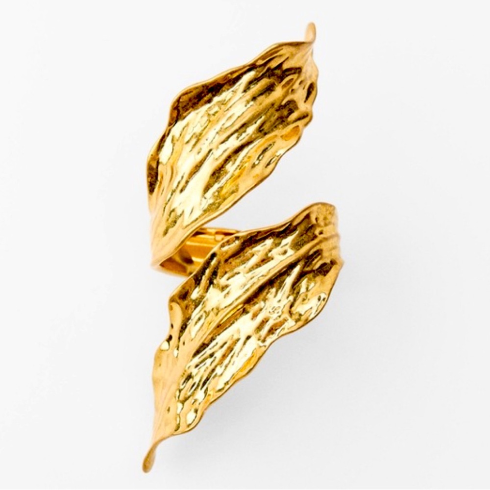 Zara TEXTURED LEAF ARM BAND